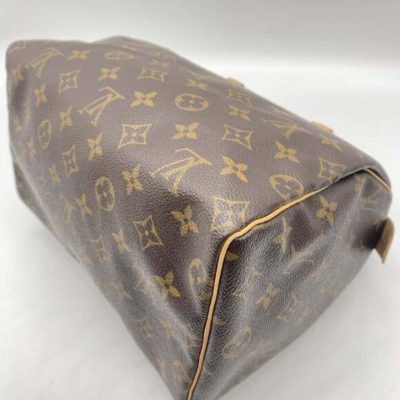LOUIS VUITTON Brown Monogram Speedy 25 Bag - Picture 4 of 13